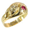 Bague 54 Bague rubis et diamants 58 Facettes 13323-0105