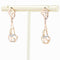 Boucles d'oreilles Pendants d'oreilles anciens or rose 58 Facettes 21-678A