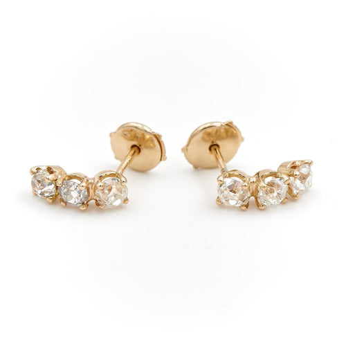 Boucles d'oreilles Boucles d'oreilles Or jaune Diamant 58 Facettes 1955906CN