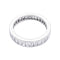 Bague 50 Alliance Cartier, diamants baguette et platine. 58 Facettes 32607