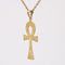 Pendentif Pendentif croix égyptienne en or jaune 58 Facettes CVP91