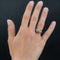 Bague 51 Bague or rose diamants ancienne 58 Facettes 22-299