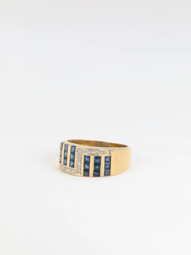 Bague Bague saphirs, diamants 58 Facettes 611