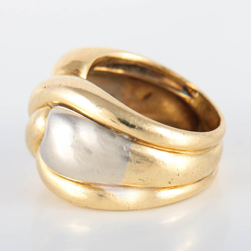 Bague 50 Bague Wempé 2 ors 58 Facettes 8400