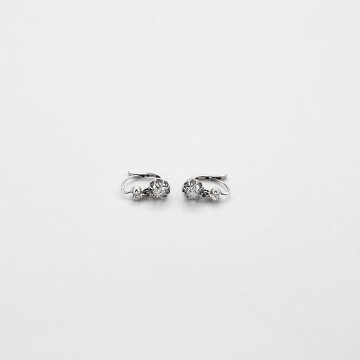 Boucles d'oreilles Boucles d'oreilles anciennes Diamants 58 Facettes 240007