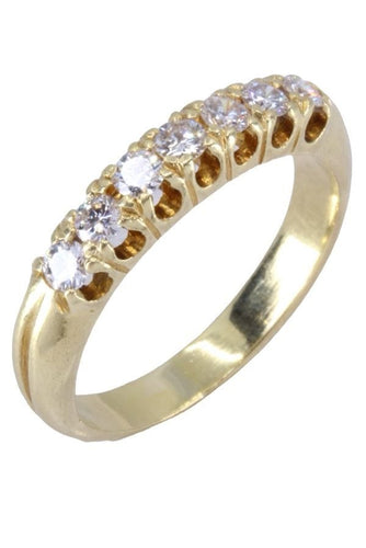 Bague 54 BAGUE JARRETIÈRE DIAMANTS 58 Facettes 075851