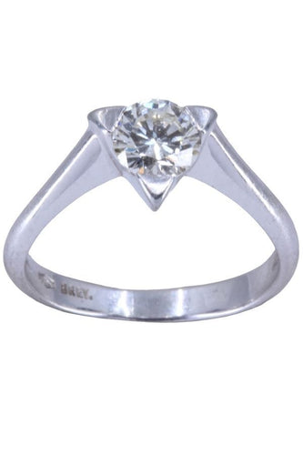 Bague 51 BAGUE SOLITAIRE DIAMANT 0.60 CARAT 58 Facettes 073841
