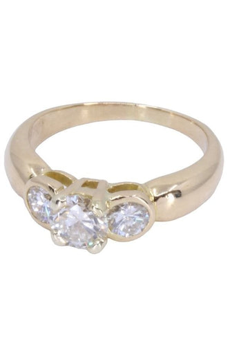 Bague 55 BAGUE TRILOGIE DIAMANTS 58 Facettes 078081