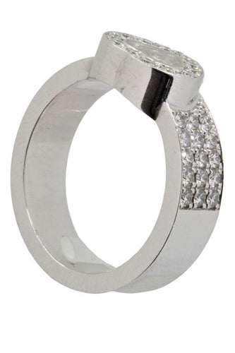 Bague BAGUE CHOPARD "HAPPY DIAMONDS" 58 Facettes 041211