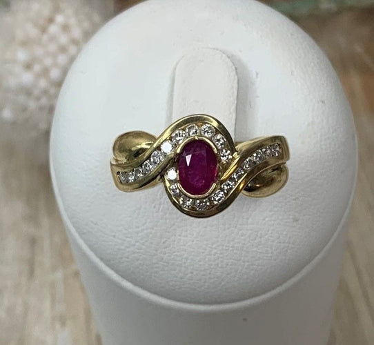 Bague Bague Or Rubis et Diamants 58 Facettes 20400000319/U