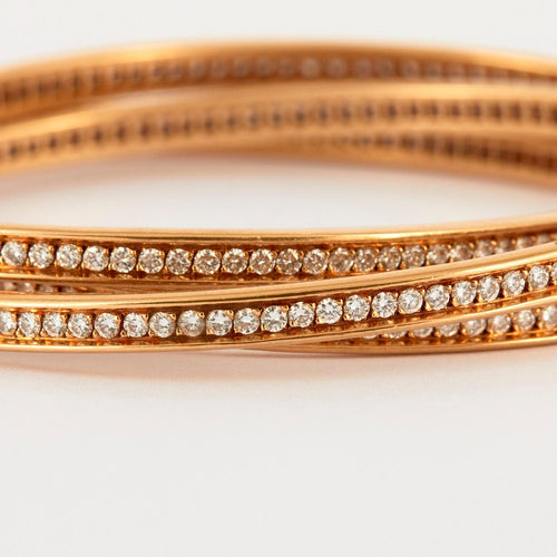 Bracelet CARTIER- Bracelet Trinity Diamants 58 Facettes
