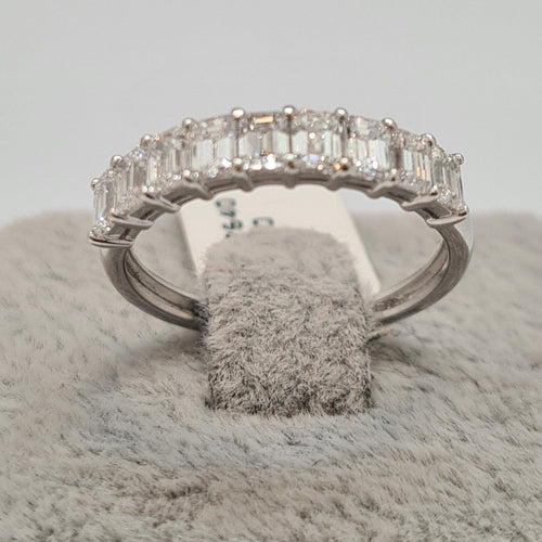 Bague 51 Bague en Or blanc & diamants 58 Facettes