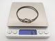 Bracelet bracelet FRED force 10 mm or blanc 18k + cable acier anthracite 58 Facettes 254692
