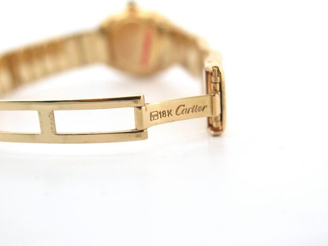 Montre montre CARTIER baignoire pm 31 mm en or jaune 18k quartz 58 Facettes 257010