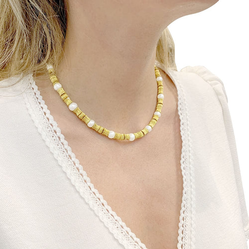 Collier Collier Lalaounis en perles d'or et perles de culture. 58 Facettes 33079