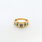 Bague Bague or jaune saphirs 58 Facettes 27203
