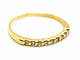 Bague 59 Bague Demi alliance Or jaune Diamant 58 Facettes 1818743CN