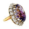 Bague 53 Bague en or et argent début du XX eme siècle, améthyste et diamants. 58 Facettes 31774