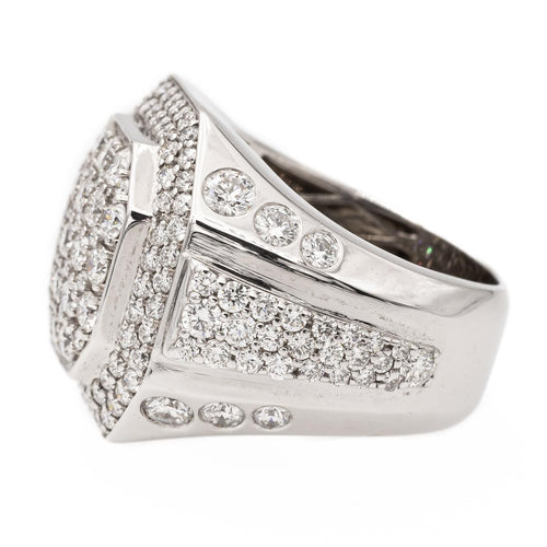 Bague 51 Bague Cocktail Or blanc Diamant 58 Facettes 2308978CN