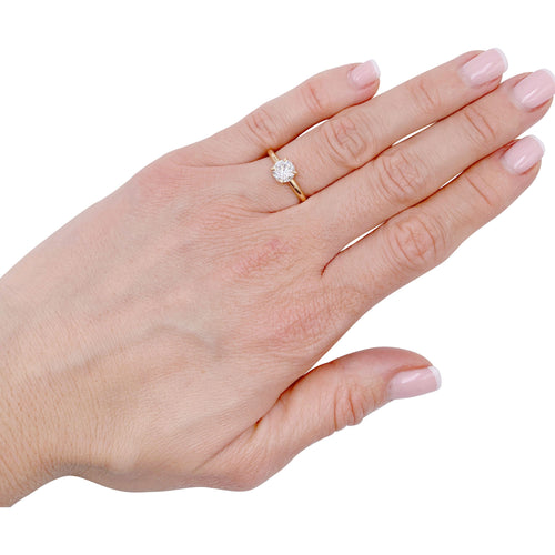 Bague 50 Solitaire Cartier, 1895, or jaune, diamant. 58 Facettes 32473