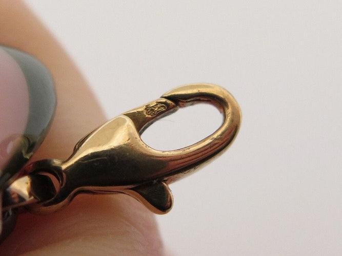 Bracelet vintage bracelet CARTIER a maillons 19 or jaune 18k hematite 58 Facettes 258414