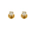 Boucles d'oreilles Puces d'oreilles Or jaune Diamants 58 Facettes BO/230022/
