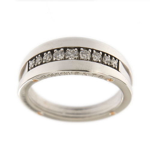 Bague 54 CHIMENTO - Demi alliance Diamants 58 Facettes 32439