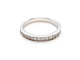 Bague 56 Bague Alliance Or blanc Diamant 58 Facettes 06315CD