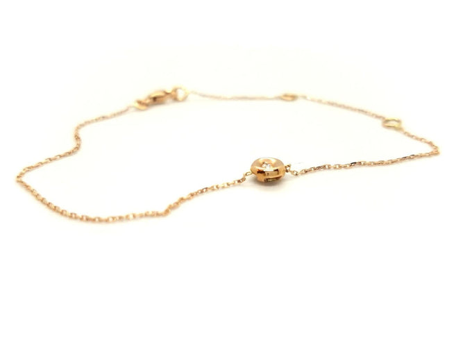 Bracelet Bracelet Or rose Diamant 58 Facettes 578970RV