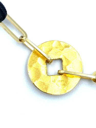 Bracelet DINH VAN - Bracelet Pi Square en or 24K (série limitée) 58 Facettes