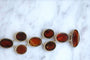 Bracelet ancien or rose et ambre 58 Facettes