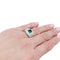 Bague 50 Bague Art Déco en platine, émeraude et diamants. 58 Facettes 32364