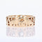 Bague 55 Anneau ancien or rose ajouré 58 Facettes 15-339A