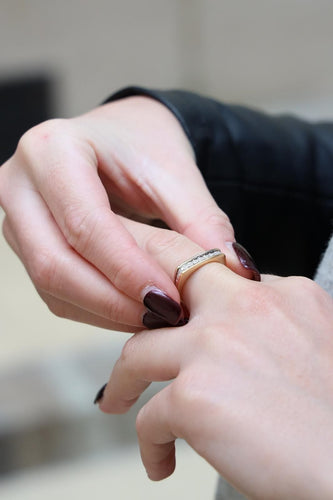 Bague 53 Bague Or jaune Diamant 58 Facettes 1984323CN