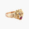 Bague 61 / Or Jaune / Rubis BAGUE "LION" OR, DIAMANTS & RUBIS 58 Facettes BO/220049/NSS
