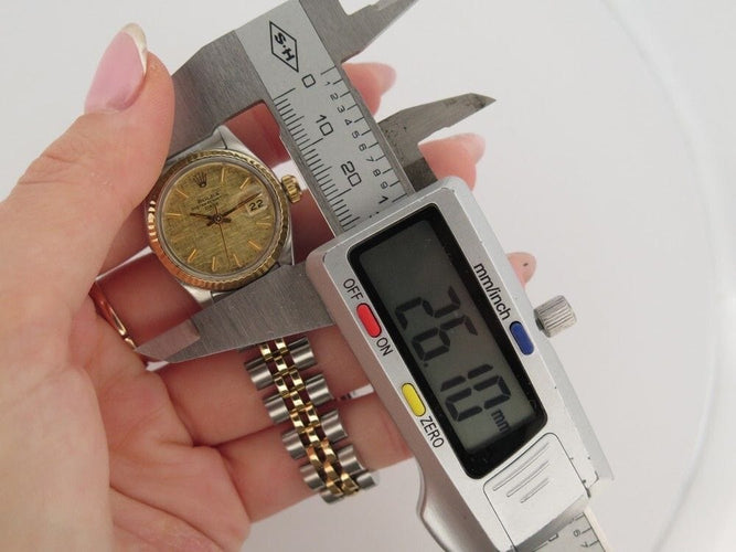 Montre vintage montre ROLEX oyster perpetual datejust automatique 58 Facettes 257564