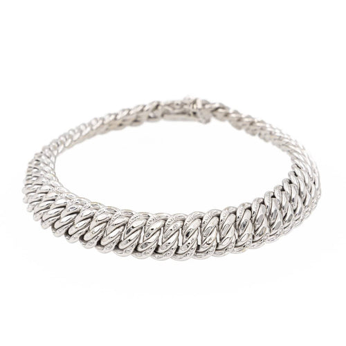 Bracelet Bracelet Maille américaine Or blanc 58 Facettes 2484050CN