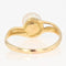 Bague 53 Bague d'occasion perle de culture et or jaune 58 Facettes 21-224A