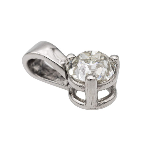 Pendentif Pendentif Or blanc Diamant 58 Facettes 2621611CN