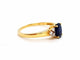 Bague 54 Bague Or jaune Saphir 58 Facettes 06323CD