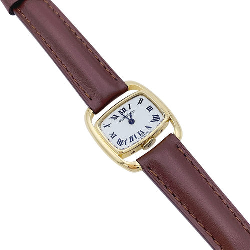 Montre Montre Jaeger-Lecoultre, "Etrier", or jaune, cuir. 58 Facettes 33181