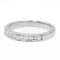 Bague 51.5 Bague Demi alliance Or blanc Diamant 58 Facettes 2618254CN