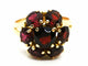 Bague 54 Bague Fleur Or jaune Grenat 58 Facettes 1628841CN