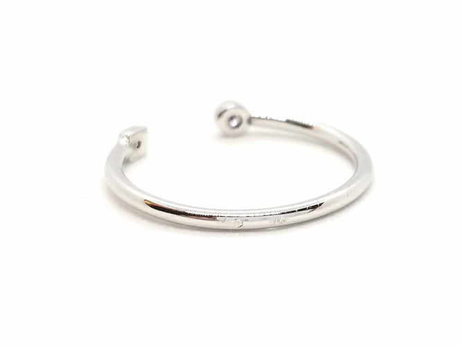 Bague 54 Bague Toi et Moi Or blanc Diamant 58 Facettes 579284RV