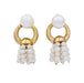 Boucles d'oreilles Boucles d'oreilles Cartier, "Pompons", or jaune, perles. 58 Facettes 32882