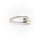 Bague 51.5 Bague Toi & Moi Or blanc Perle 58 Facettes 1653929CN