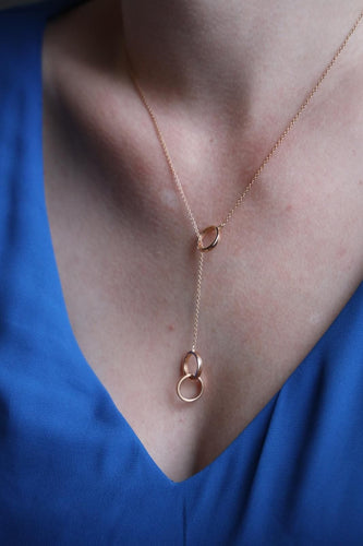 Collier Collier Négligé Or rose 58 Facettes 2025082CN