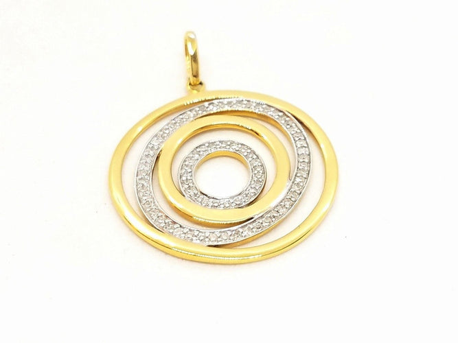Pendentif Pendentif Or jaune Diamant 58 Facettes 06554CD