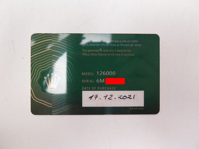 Montre montre ROLEX 126000 oyster perpetual tiffany 36 mm automatique acier 58 Facettes 254066