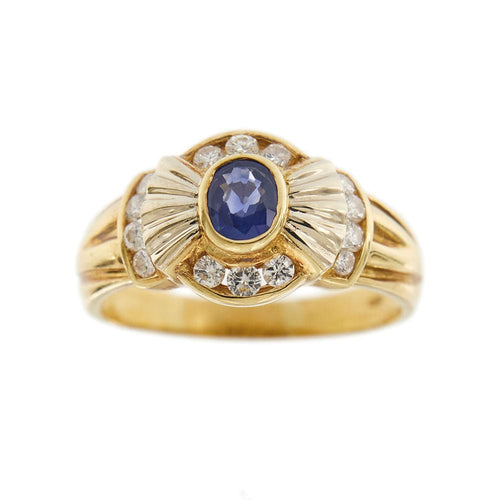 Bague 63 Bague saphir et diamants 58 Facettes 27454